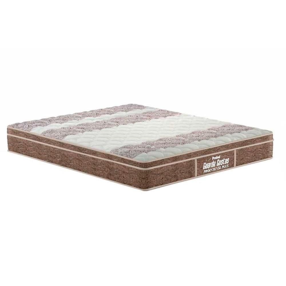 Colchão Viúva Anatômico D33 / Firmepedic Guarda Costas PróIntense Plus Euro Pillow Brown (128x188x24) - Probel