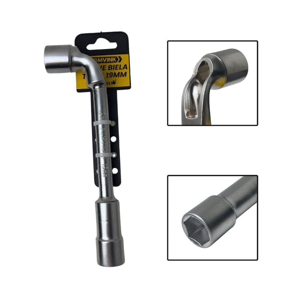 Chave Biela Tipo L De 19mm Vazada