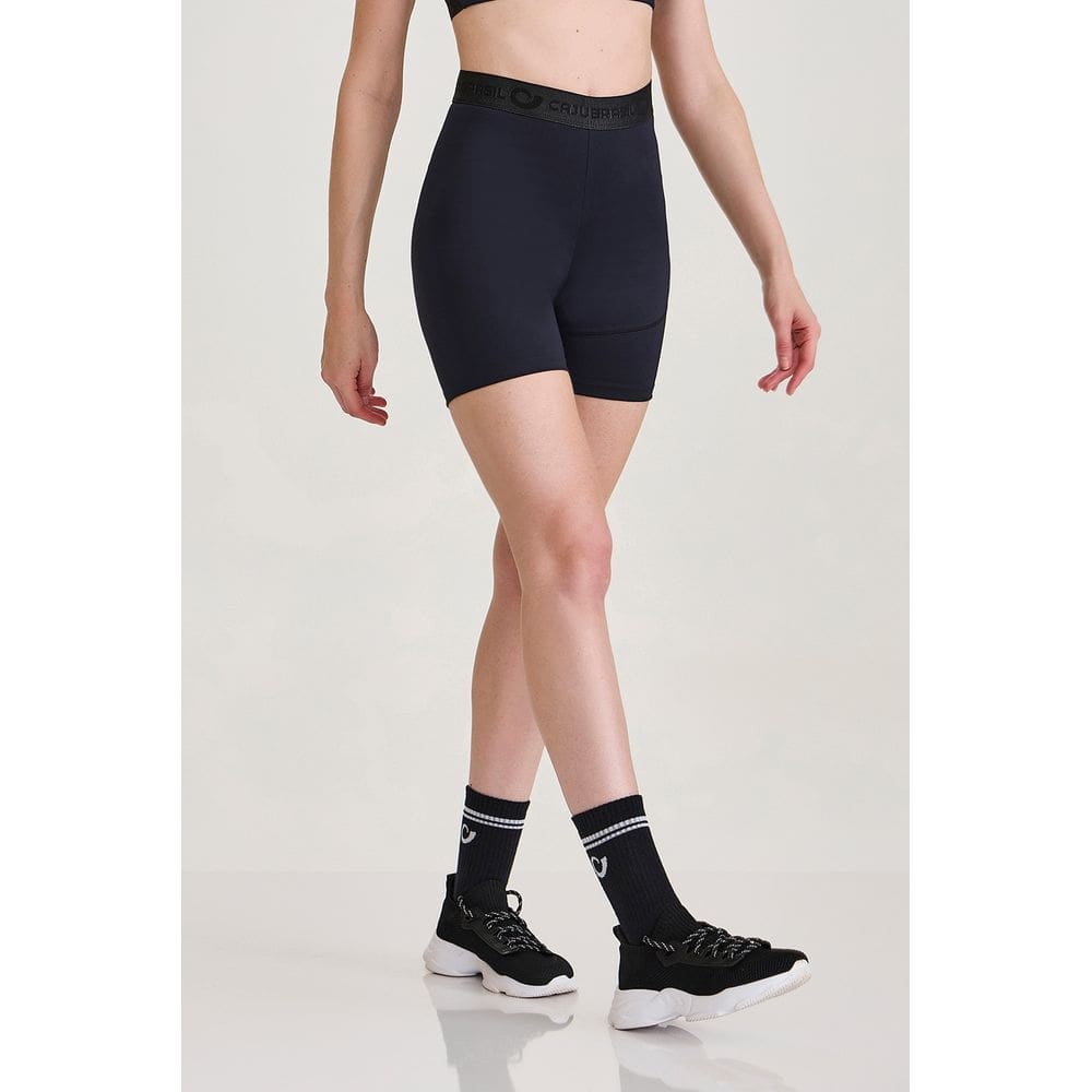 Short Hyper Elastico Exclusivo Cajubrasil Preto