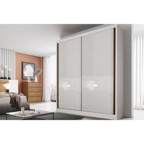 Guarda Roupa 2 Portas e 3 Gavetas Thor/Dante Plus Branco - Novo Horizonte