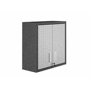 Armário Aéreo Multiúso Titanium Itatiaia - 2 Portas - Preto c/Cinza