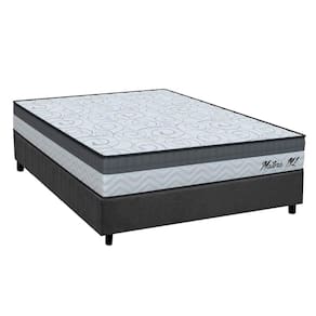 Conjunto Box Viúva: Colchão Espuma Orthoflex D33 Matera ML + Base CRC Suede Gray (128x188)