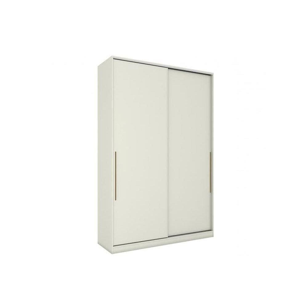 Módulo de Quarto Solteiro Guarda Roupa MC10 Seletto c/ 2 Portas de Correr e 3 Gavetas Areia - Henn