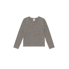 Blusa Básica Infantil Menina Em Cotton Brandili Cinza