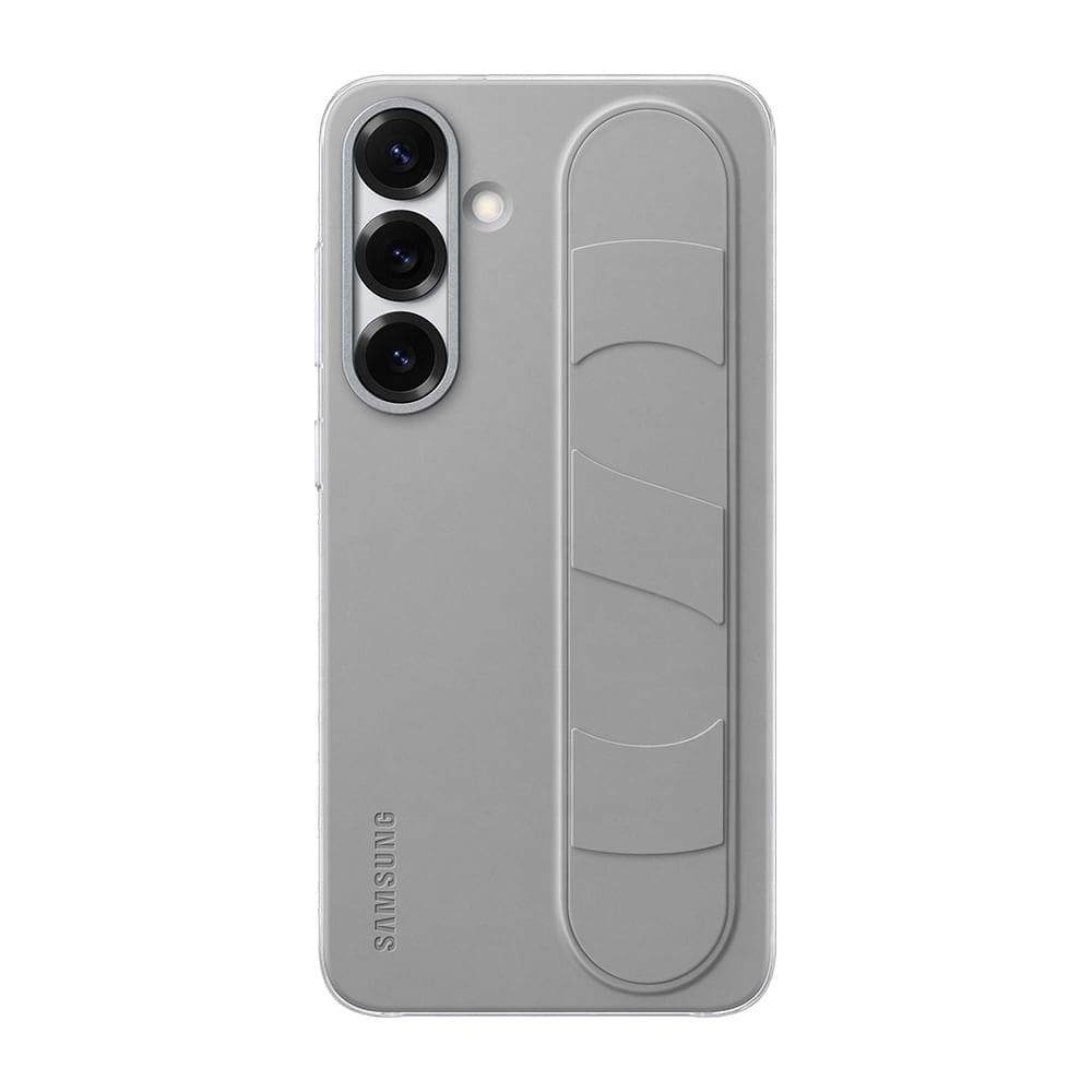 Capa Protetora Silicone com Cinta Galaxy S25+ - Cinza