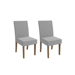 Kit 2 Cadeiras de Cozinha 2CAD133 2 Un Canela/Boucle Cinza - Kappesberg