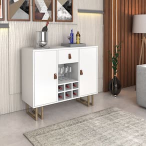 Aparador Londres Estilo Industrial Compacto 100CM ideal Para Escritorio