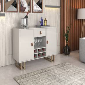 Aparador Londres Estilo Industrial Compacto 100CM ideal Para Escritorio
