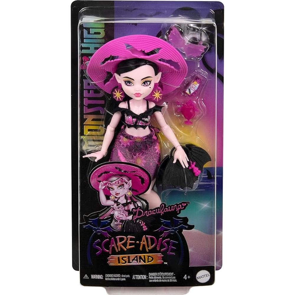 Boneca Monster High - Draculaura Ilha do Terror MATTEL