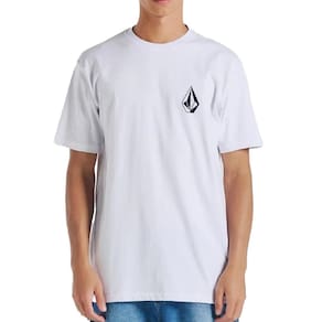 Camiseta Volcom Iconic Oversize SM25 Masculina Branco