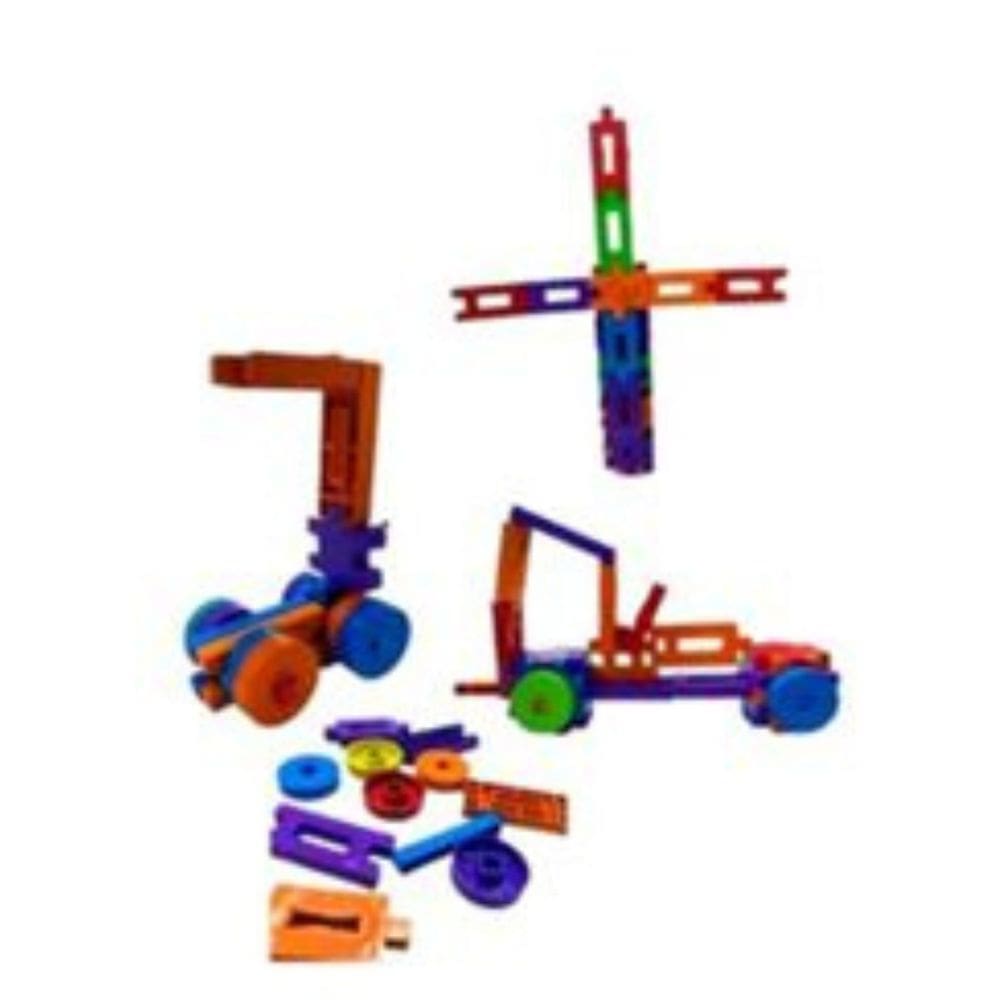 Lig Barras Monta Monta Infantil - 100 Peças para Aprender Brincando