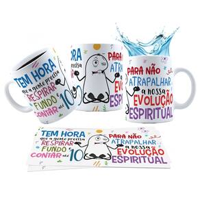 Caneca 325ml Tem hora que a gente precisa respirar fundo