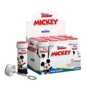 Kit 12 Bolhas de Sabão Lembrancinha Festas Infantil 60ml Atóxica Brasilflex