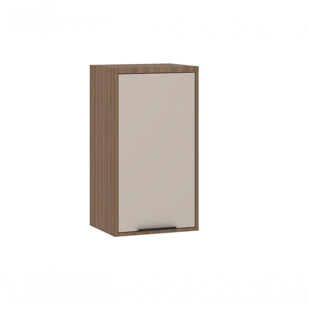 Armário Aéreo 40 Cm 1 Porta Aspen Luciane Móveis beige