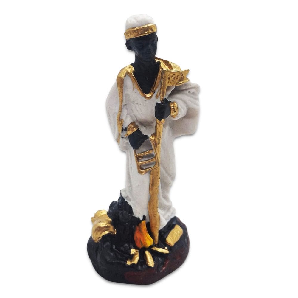 Estátua Imagem Orixá Iroko Protetor do Tempo 10 cm