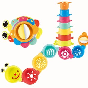 Brinquedo Educativo Empilha Potinhos 7 Peças