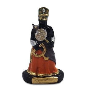 Estátua Imagem Orixá Logum Edé Senhor da Esperança 10 cm