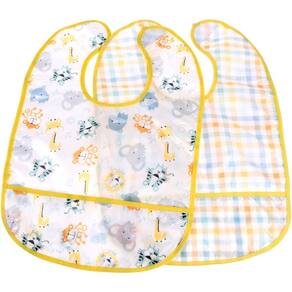 Kit 2 Babador Impermeável com Bolso Cata Migalha