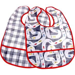 Kit 2 Babador Impermeável com Bolso Cata Migalha