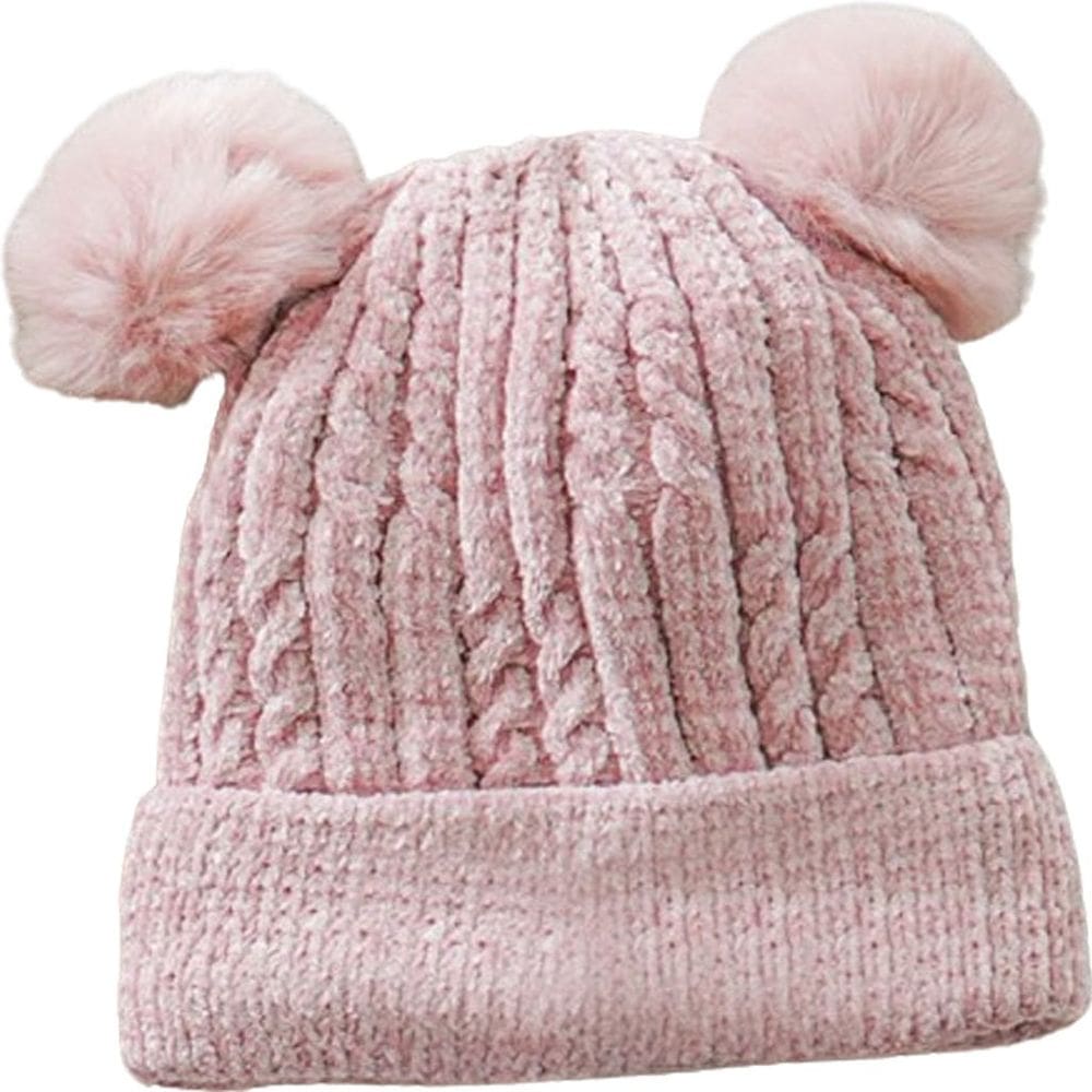 Gorro de Pompom para Bebê com Sherpa Interna