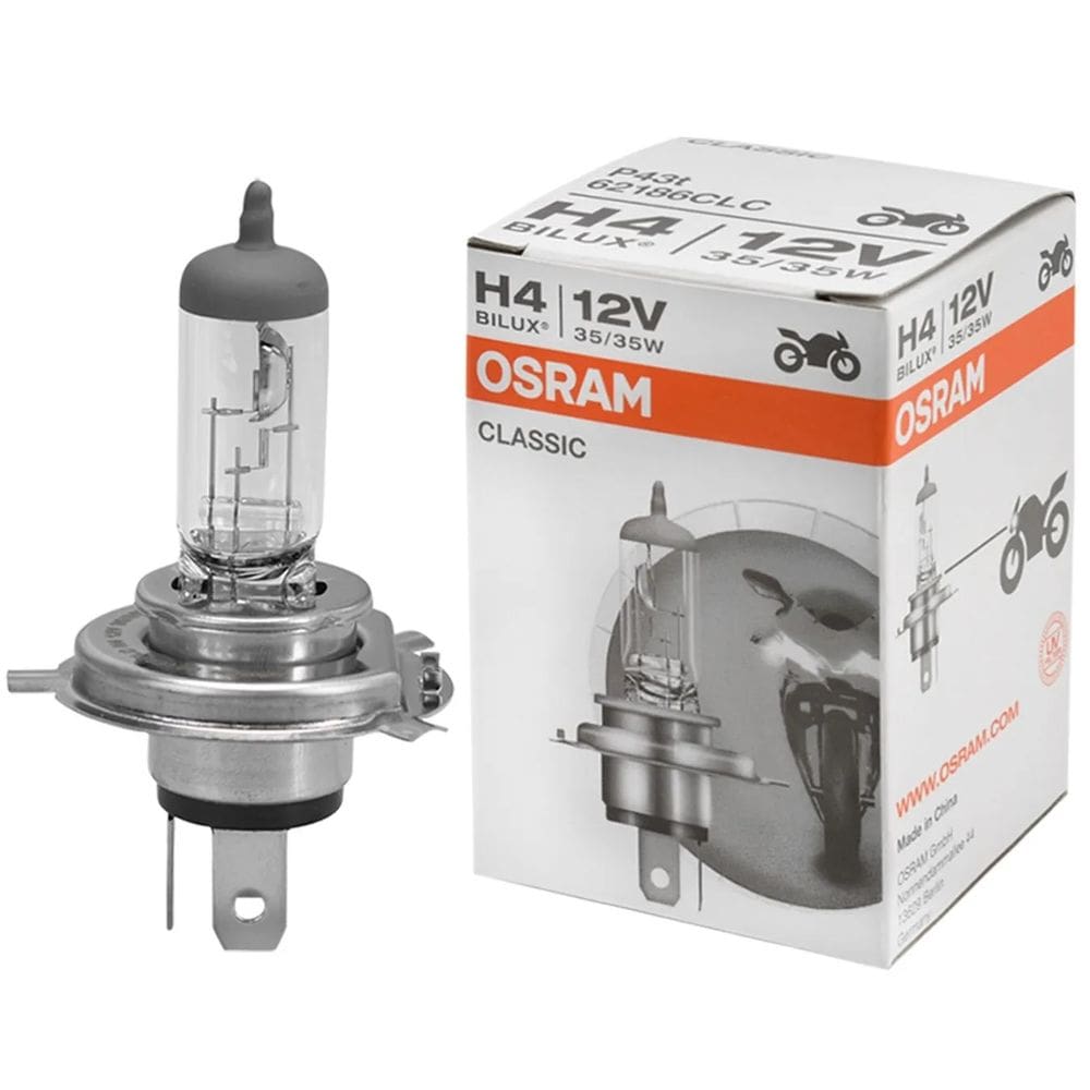 Lâmpada H4 Para Moto 3200k 12v 35w Osram Classic