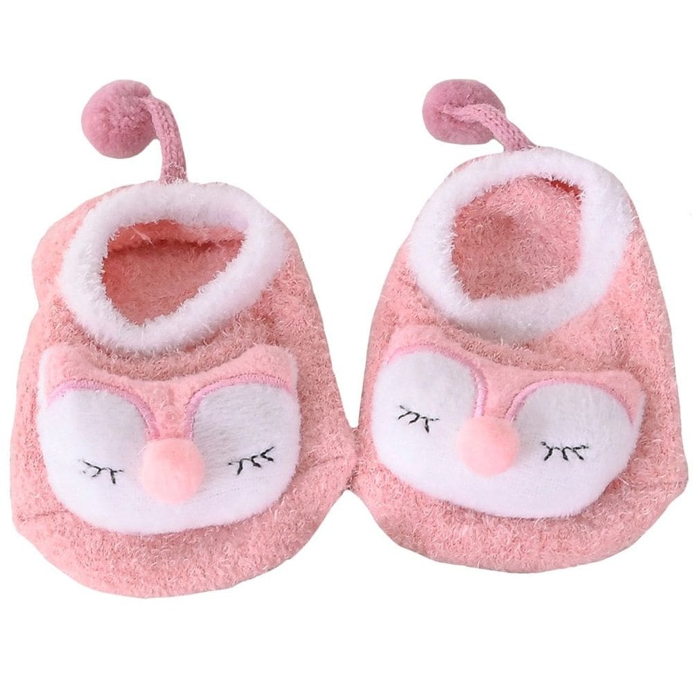 Pantufa Sapatilha Bebê Plush 100% Poliéster Antiderrapante