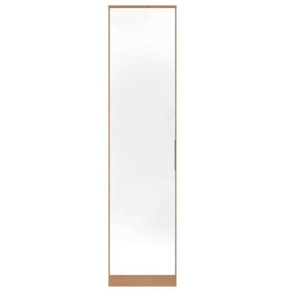 Armário Com Espelho Modulado Para Quarto 01 Porta Irlanda Amendola Touche - Fabrica 1 Móveis