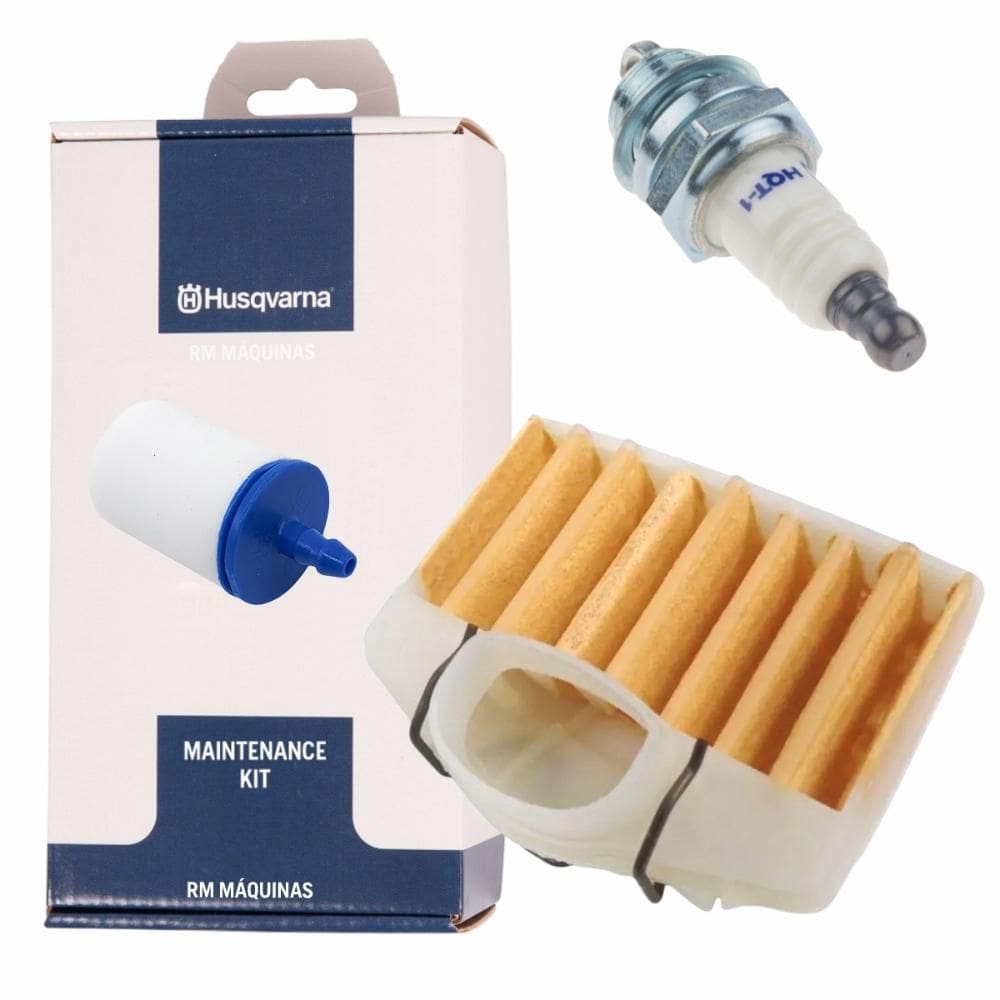 Kit Manutenção Filtros Vela Motosserra Husqvarna 362 365 372