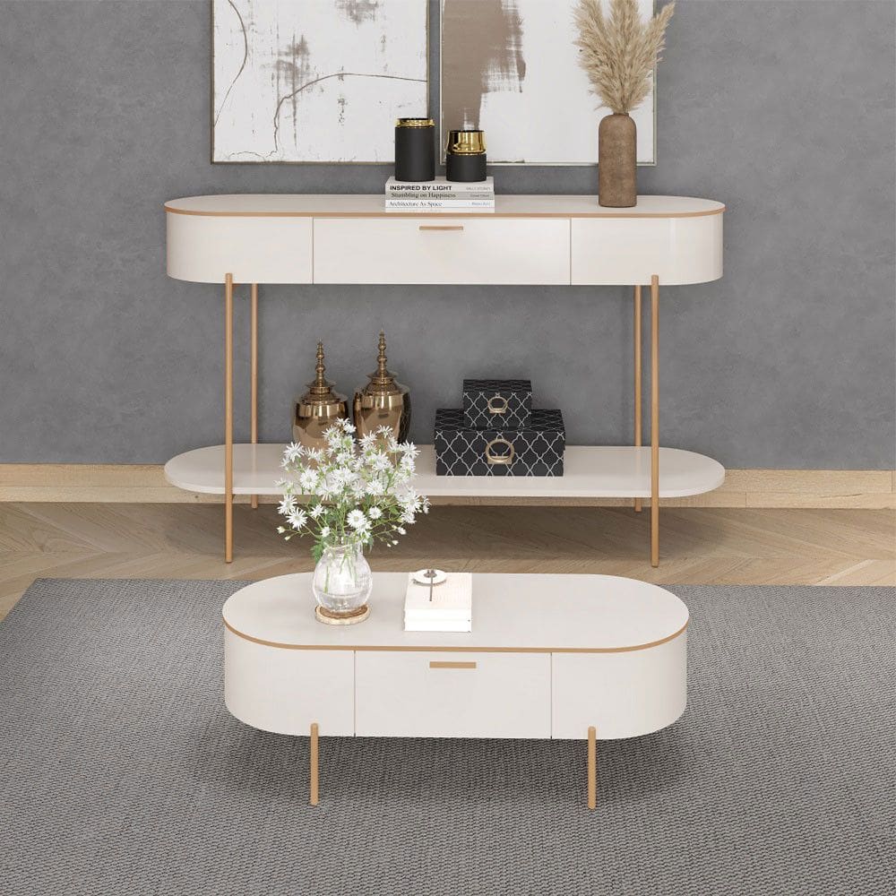 Mesa de Centro Celena 107 cm Dj Moveis