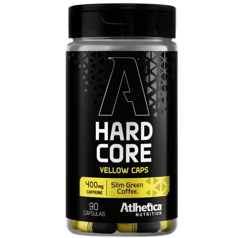 Hardcore Yellow Caps (90 Caps) - Atlhetica Nutrition