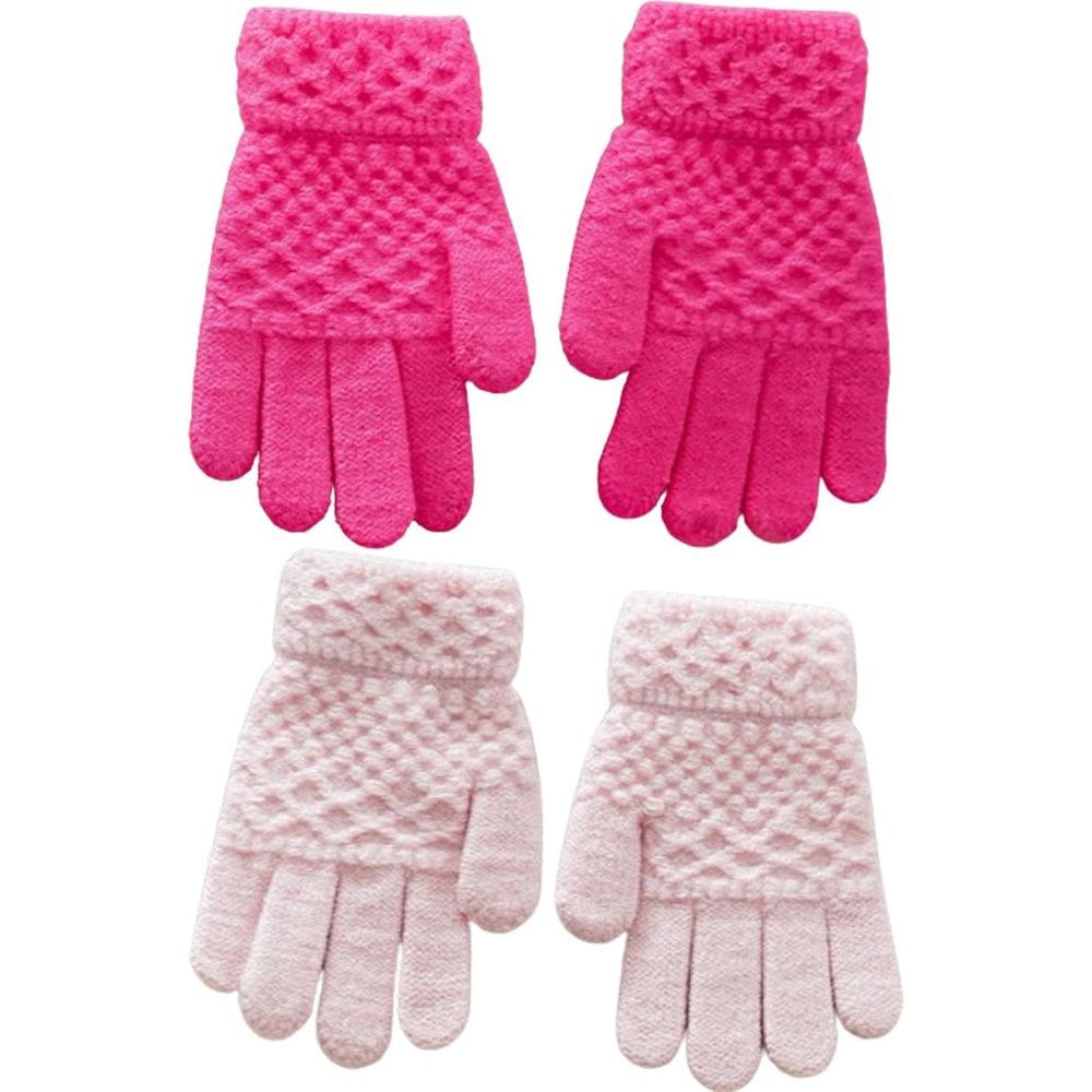 Kit 2 Pares Luva Infantil Quentinha para o Frio 14x6cm