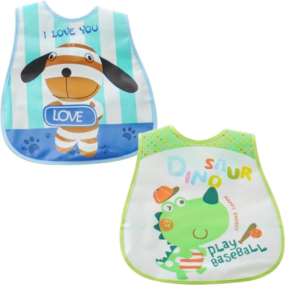 Kit 2 Babador Encanto para Bebê 45x28cm