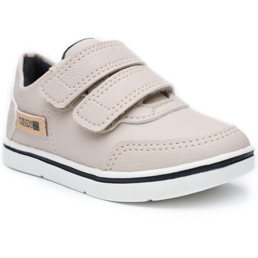 Tênis Infantil Klin Casual Flyer Menino - Bege