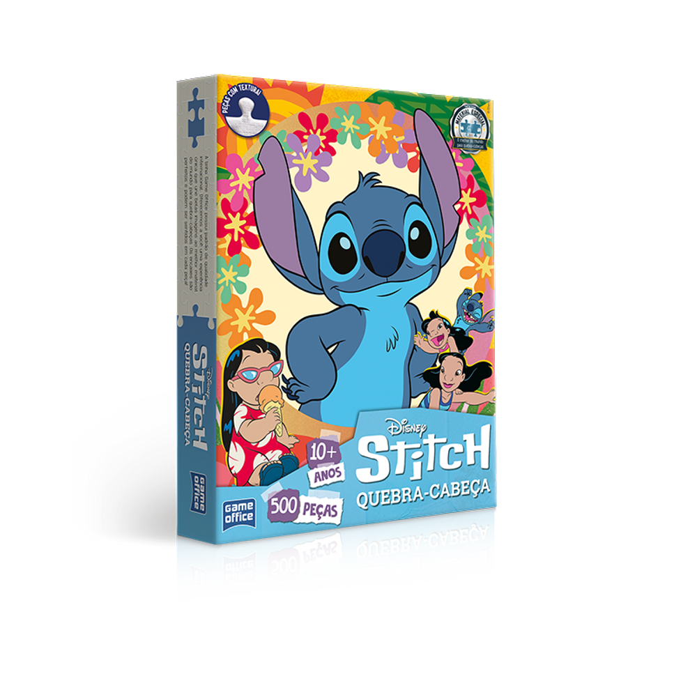 Quebra Cabeça 500 Peças Stitch E Lilo 3245