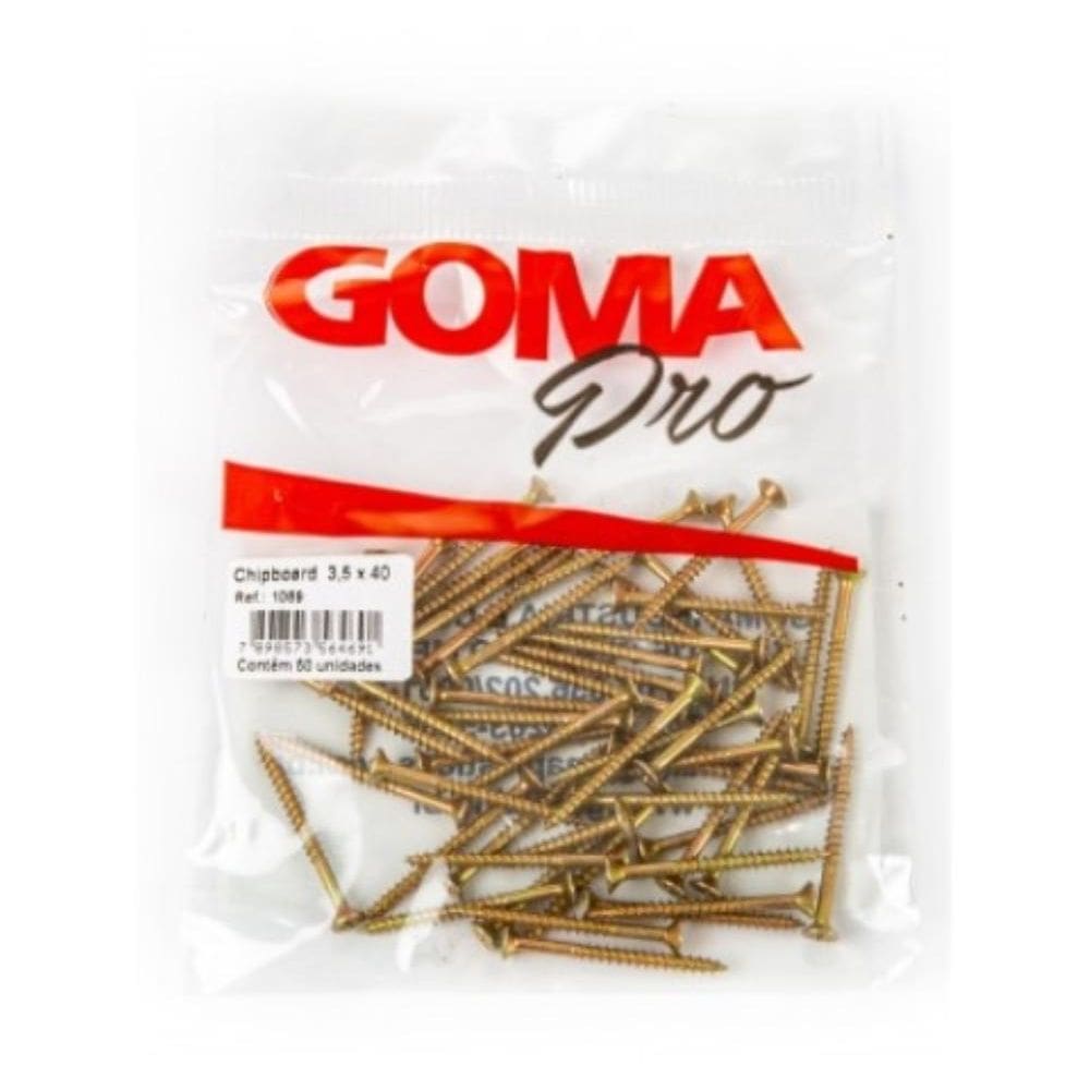 Kit Parafuso Chipboard Goma 3,5 x 40 mm com 50 Peças