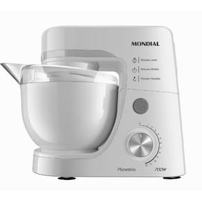 Batedeira Planetaria Mondial 700w Ultra Turbo Branca 127V