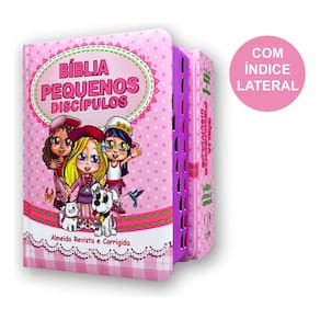 Bíblia Infantil Evangélica Pentecostal Com Harpas E Corinhos Ilustrada Meninas Meninos