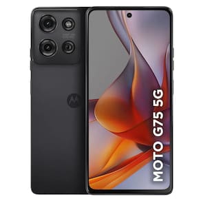 Smartphone Moto G75, 256GB, Tela 6.8", Câmera Traseira 50MP + 8MP, Preto, MOTOROLA MOTOROLA