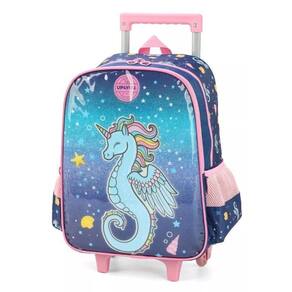 Mochila De Carrinho Unicórnio Marinho Petit