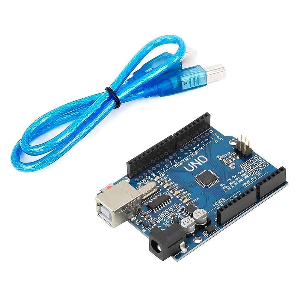 Placa Compatível com Arduino Uno R3 Com Cabo