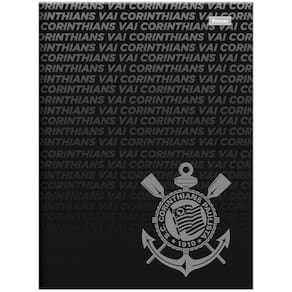 Caderno 1/4 Brochura 80 Folhas Corinthians Capa 3 - Jandaia
