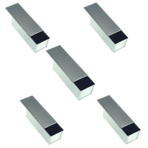 Kit 5 Formas Para Pão De Forma Imeca 32x10x10 Com Tampa Em Alumínio 0709