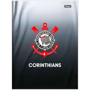 Caderno 1/4 Brochura 80 Folhas Corinthians Capa 4 - Jandaia