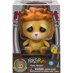 Figure Toy Feisty Pets Marky Mischief 4 Lion para crianças a partir de 3 anos