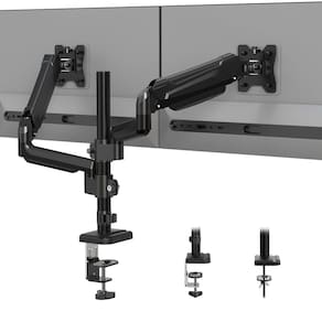 Suporte de monitor duplo BONTEC para telas de 13-32", 19,8 libras