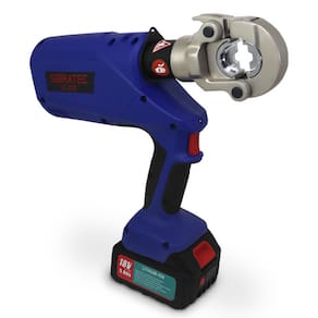 Alicate Elétrico Hidráulico EZ-300 | Terminais à Compressão com Bateria e Maleta