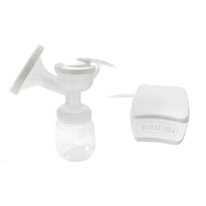 Bomba de Tirar Leite Materno Elétrico Bivolt 180ml Livre de BPA Pais & Filhos