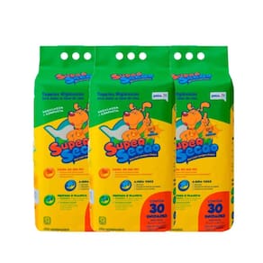 Kit 3 Unidades Tapete Higiênico Cães Super Cão