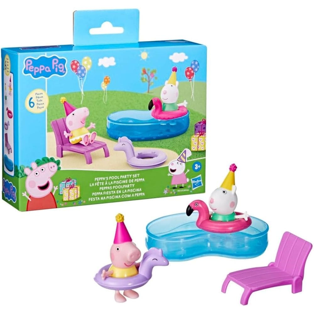 Conjunto- peppa pig festa na piscina HASBRO