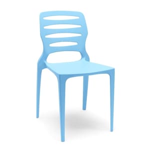 Cadeira Ville Polipropileno Azul Celeste Plaxmetal